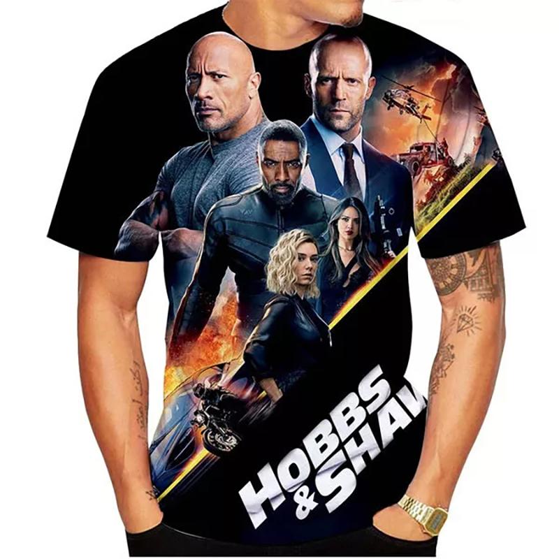 Fashion Fast And Furious 3D Print T-Shirts Men Women O-Neck Short Sleeve T Shirt Oversized Y2K Harajuku Tees Tops Kids Clothing