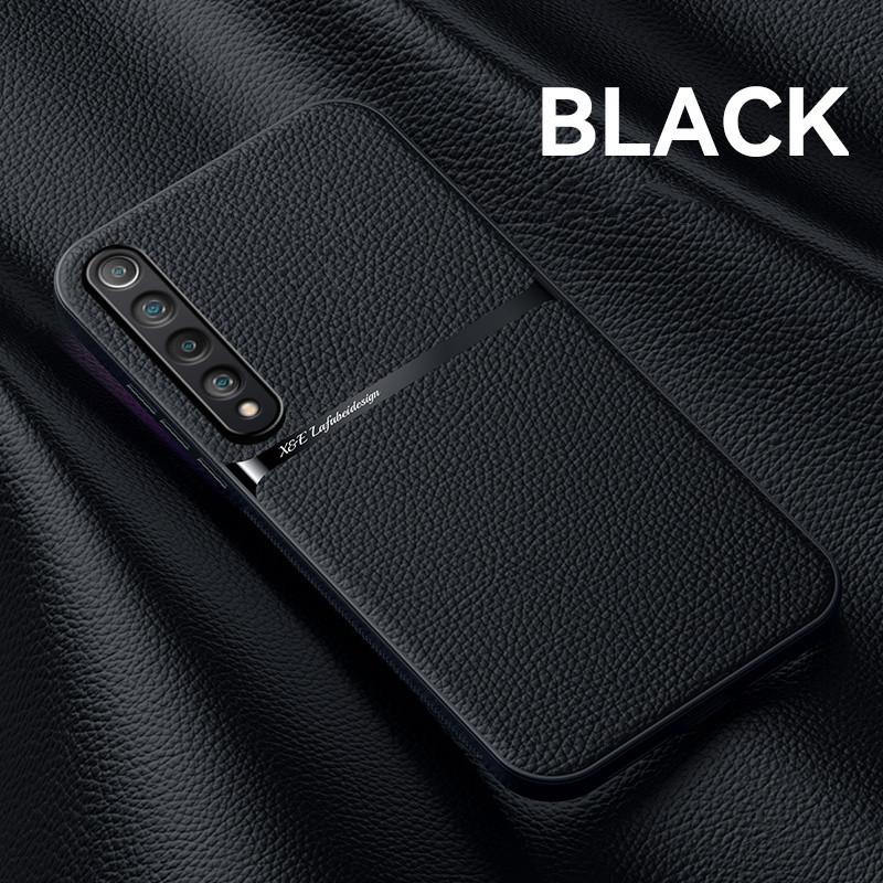 Funda For Xiaomi Mi 10 5G Case Luxury Slim Leather Car Magnetic Holder Back Cover For Xiomi Mi 10 Mi10 Soft Frame Protect Coque