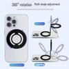 Dual-Sided MagSafe Magnetic Phone Holder with Aluminum Alloy Ring Stand
