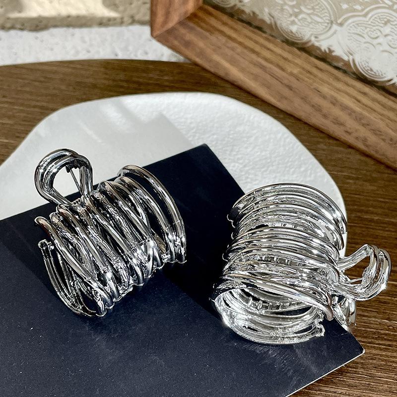 Neue hohe Pferdeschwanz-Klammer für Frauen, modische Haarklammer aus Metall, Mädchen-Klammern, Haarspangen, exquisite feste Haarnadel, Klaue, Clip, Haar-Accessoires, Kopfbedeckung, Geschenk