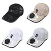 Fan Cooling Hat Sun Visor Cap Built In Electric Polyester Adjustable
