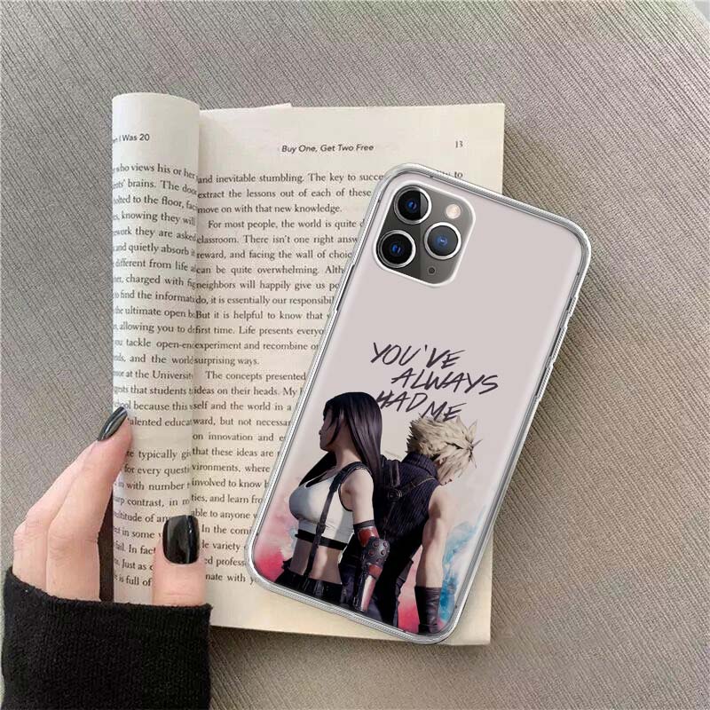 Final Fantasy VII Phone For Apple Iphone 12 13 Mini 15 Pro Max 11 Pro 14 Plus 16 Pro Max 16E Case Shell Cover Clear TPU Protect