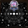 Square Flannelette Tarot Altar Cloth Board Game Pad Astrological Oracles Pad Table Cover Card Mat Divinations Tablecloth