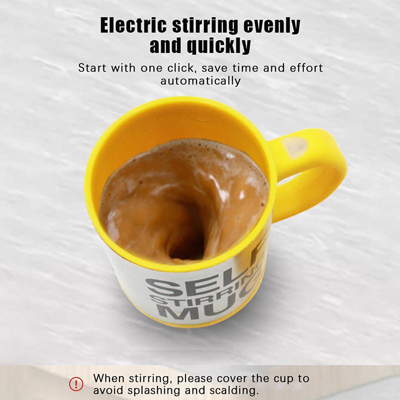 Mug 400Ml Electric Mixing Cup Lazy Automatic Self Stirring Coffee Milk Drink Mug Blender Stainless Steel With Lid Gift Box
