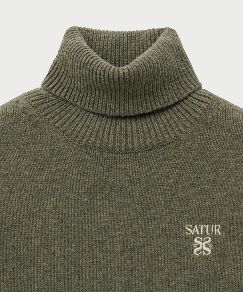 Seteo (W) Classic Turtleneck Knit Khaki