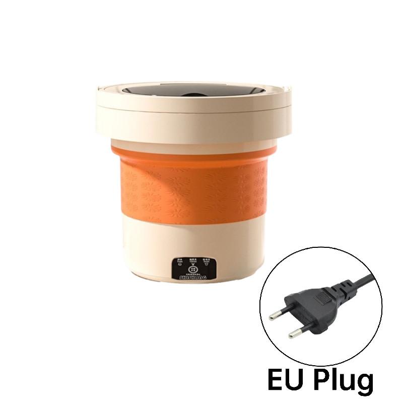 Mini Máquina de Lavar Elétrica Corpo de Plástico Leve Adequada Pequenas Peças de Roupa