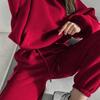 Spring and Autumn Women's New Fashion Trend Sports and Leisure Sweater Set