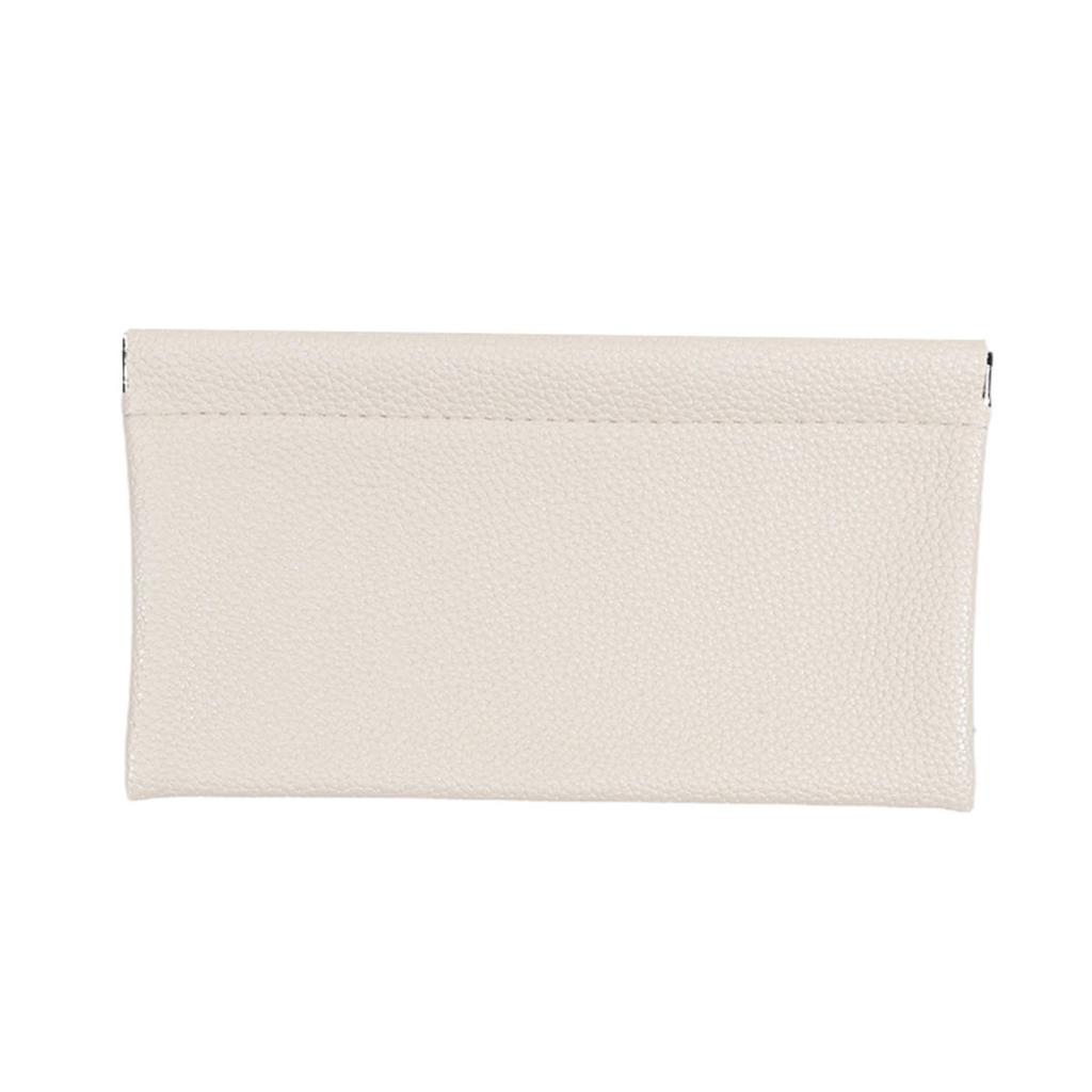 Portable PU Leather Wallet Automatic Closed Ultra-thin Coin Purse Large Capacity Phone Bag For Women Lady Girl Gift