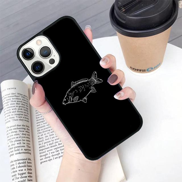 Carp Fish Fishing rod phone Case Cover For iPhone 17 Air 16 15 14 Plus For apple 16 11 12 13 Pro Max coque