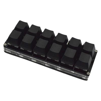 12Keys Custom Mini Keyboard For Gaming Black/white USB Hot-swappable Mechanical DIY Keypad Colo E1E3
