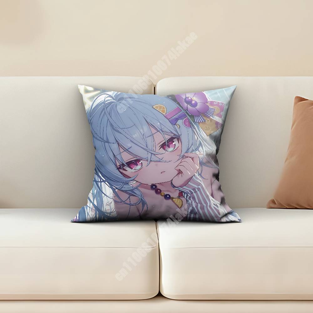 Blue Archive Shirasu Azusa Sofa Couch Pillow Cover Cushion Case Home Bedroom Decoration
