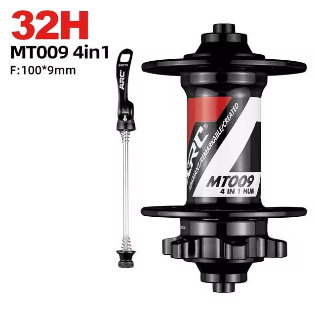 ARC MT009 Fahrradnabe 32 28 36 Löcher 6 Klinken HG MS XD 8 9 10 11 12 Gänge Freilaufkörper Gedichtete Lager MTB Mountainbike Vorder- Hinterradnabe