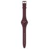 SWATCH quartz movement men's watch Swiss watch red dial biosource material case SO28R115