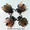 10pcs Simulation Cicada Novelty Ornament, Halloween Toy Model Ornament, Halloween Gift, Office, Furniture Ornament Statues