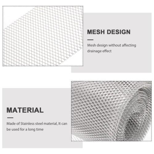 LEDMOMO Gutter Cover, Gutter Net, Downspout Guard, Drain Filter, Rain Gutter, Leaf Cover, Aluminum Gutter Guard, Leaf Protection Net, Garbage Preventi