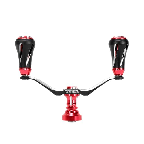 

[DRESS] Custom Handle W Vertex EVO Spinning for DAIWA 90mm Crimson Red Daiwa Fishing Reel Custom Lightweight Sturdy For Left and Right Use