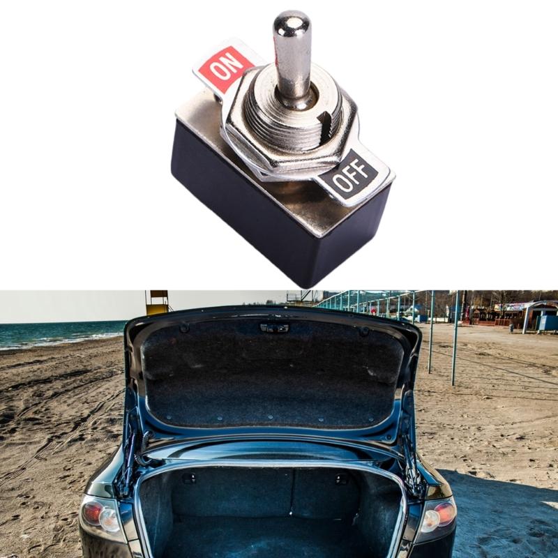 High Current Toggle Switches 2A 4A Strong Rocker Designs with Metal Iron Housing Suitable for Vehicle Boats Power Control
