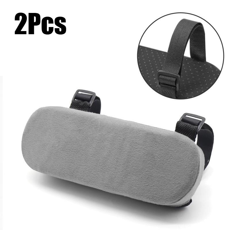 1/2Pcs Home/Office Chair Parts Arm Pad Memory Foam Armrest Cover Cushion Pads For Home Office Chair Comfortable Elbow Pillow