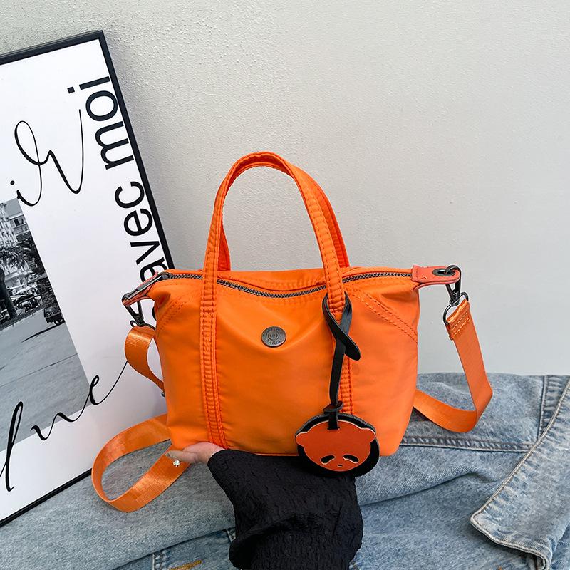 Mini tote 2025 new fashionable versatile rich color small bag nylon shoulder portable messenger bag dumpling bag