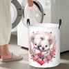 Valentine's Day Koala Bears In Love Foldable Laundry Baskets Dirty Clothes Toys Storage Basket Large Waterproof Bag