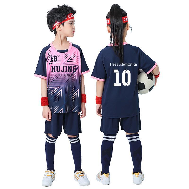 Conjunto de Camiseta de Fútbol de Secado Rápido para Niños y Adultos - Ropa de Entrenamiento y Competición de Verano