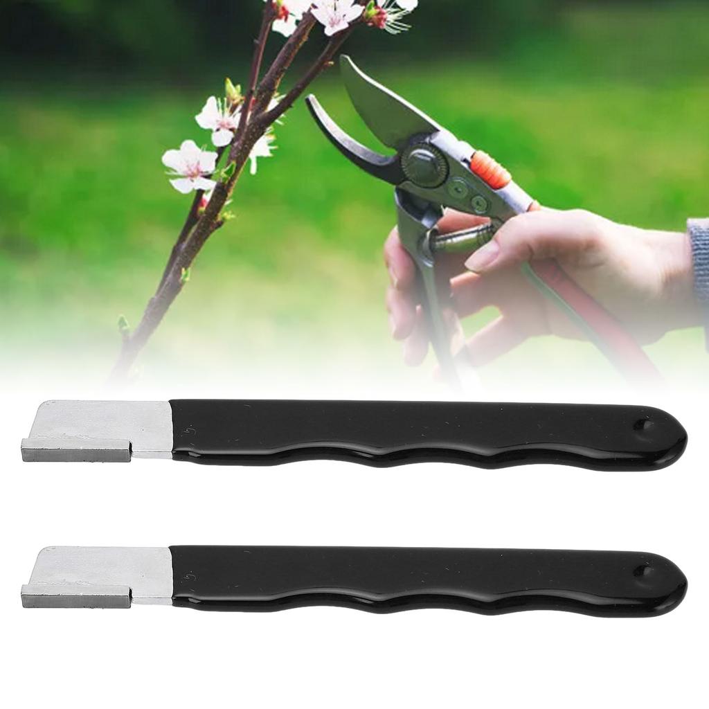 4Pcs Garden Tool Sharpener   Portable Cutter for Gardening Pruner Hedge Shears Scissors