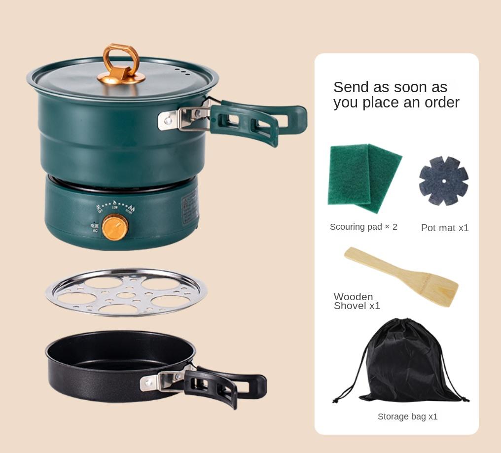 110 В/220 В электрическая рисоварка портативная сплит-сковорода электрическая тушеная — фото 7