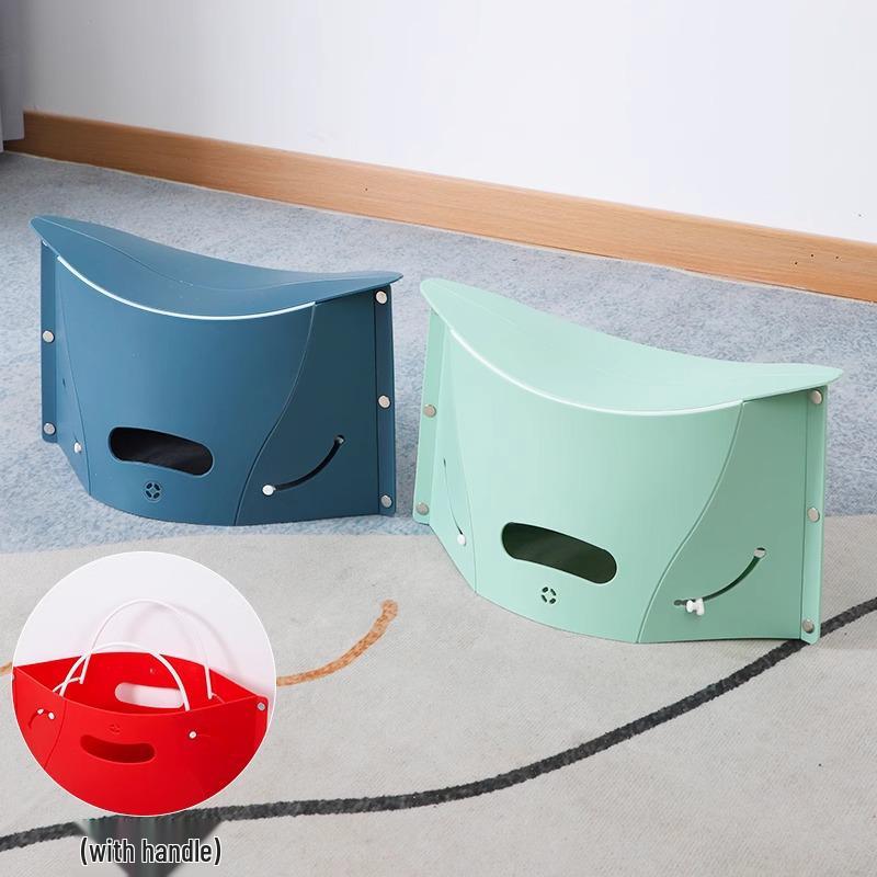 Portable Foldable Plastic Stool for Travel & Outdoor Use