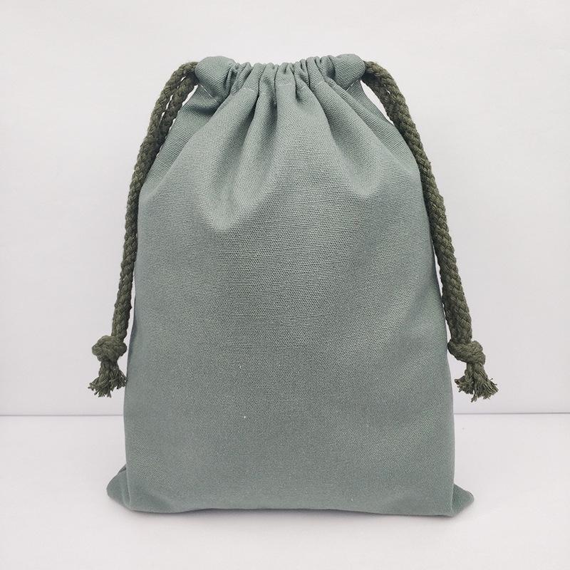 Umweltfreundliche Baumwoll-Kordelzugtasche - Leere Geschenkverpackung aus reiner Baumwolle