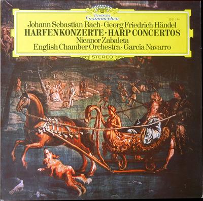 LP Record JOHANN SEBASTIAN BACH - GEORG FRIED - Harfenkonzerte • Harp Concertos 2531114 DEUTSCHE GRAMMO 1980 Germany Classical Used