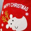 Christmas Decorative Gift Bags With Santa Snowman Reindeer Print Nonwoven Holiday Party Favor Tote