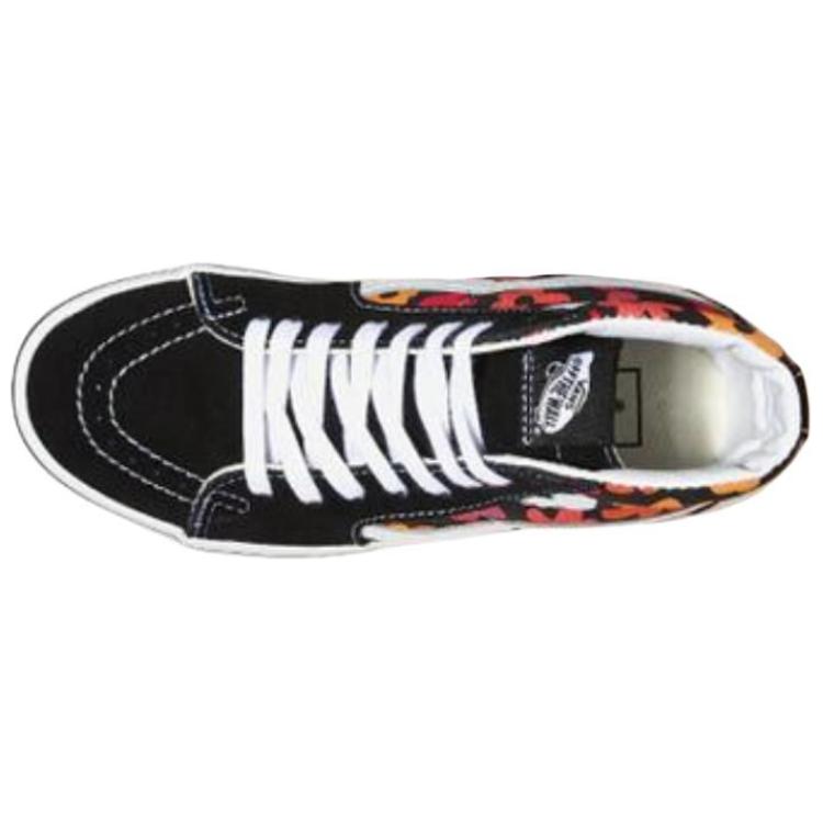 Vans Sk8-Hi Comfortable Trendy High-Top Skate Shoes Women Sneakers Black White VN000D5IBML