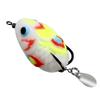 4.5cm 11g Ray Frog Crankbait Lures PVC Frog Lures Soft Frog Bait for Blackfish Fishing Lures with Double Hook & Blades