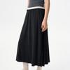 Broadcast Commuter High-Waist A-Line Mid-Length Skirt