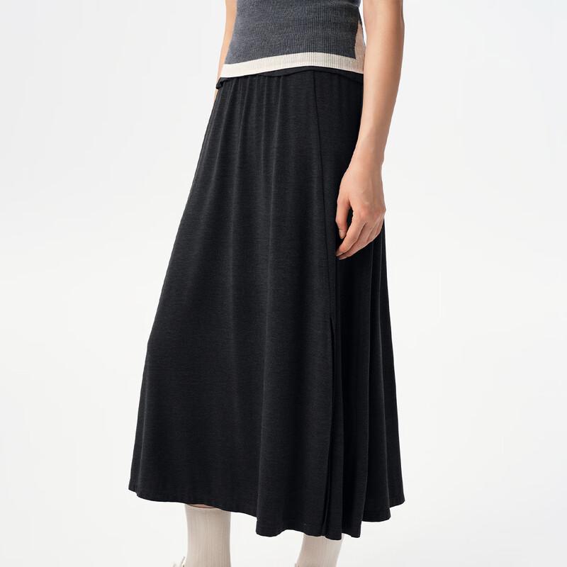 Broadcast Commuter High-Waist A-Line Mid-Length Skirt