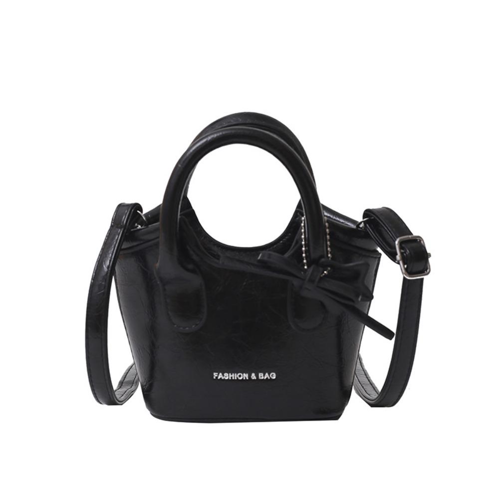

Crossbody Bag Silver PU Bag Cute Bow Star Pendant Women s Shoulder Bag Cute Mini Basket Bag Women чёрный