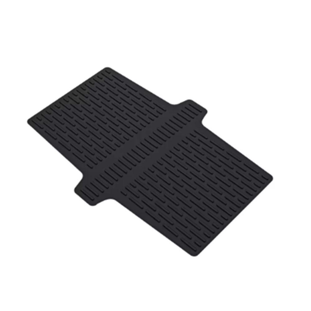 

Силиконовый коврик для сушки посуды, нескользящий коврик для мойки, складной разделитель для мойки, защитный коврик для посуды чёрный