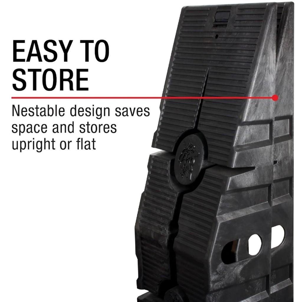 2pcs Car Ramps Heavy Duty Durable Plastic Car Ramp Car Vehicle Truck Threshold Ramp Kit Car Maintenance Ramp