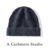 Autumn and winter cashmere hat women's three-strand thickened knitted hat thermal bald hat cold hat