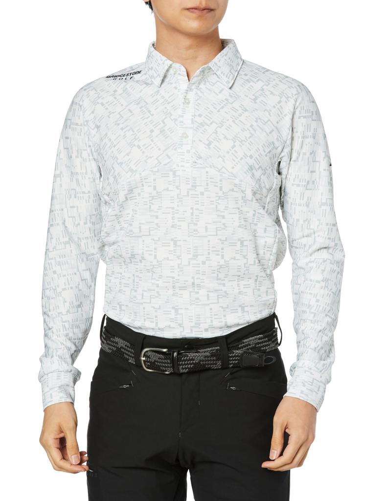 BRIDGESTONE Golf ZGM03F Long Sleeve Collared Shirt