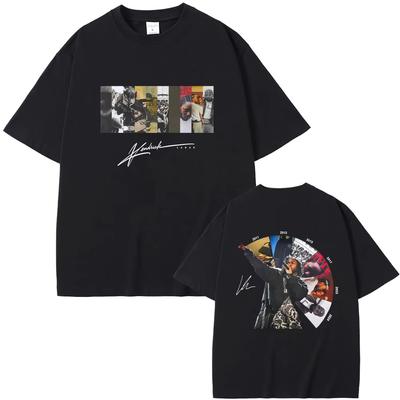 Rapper Kendrick Lamar Album T-shirt Unisex High Quality Cotton T Shirts Men Women Hip Hop Fashion Pop Music Tshirt Streetwear