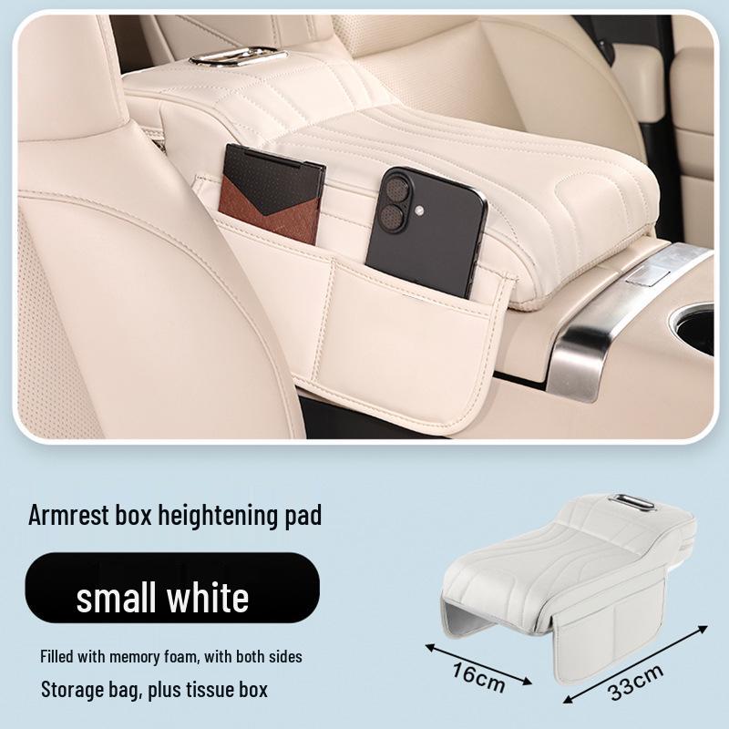 Compatible with 24 Tesla Model 3 variants: armrest booster, protective cover, tissue box.
