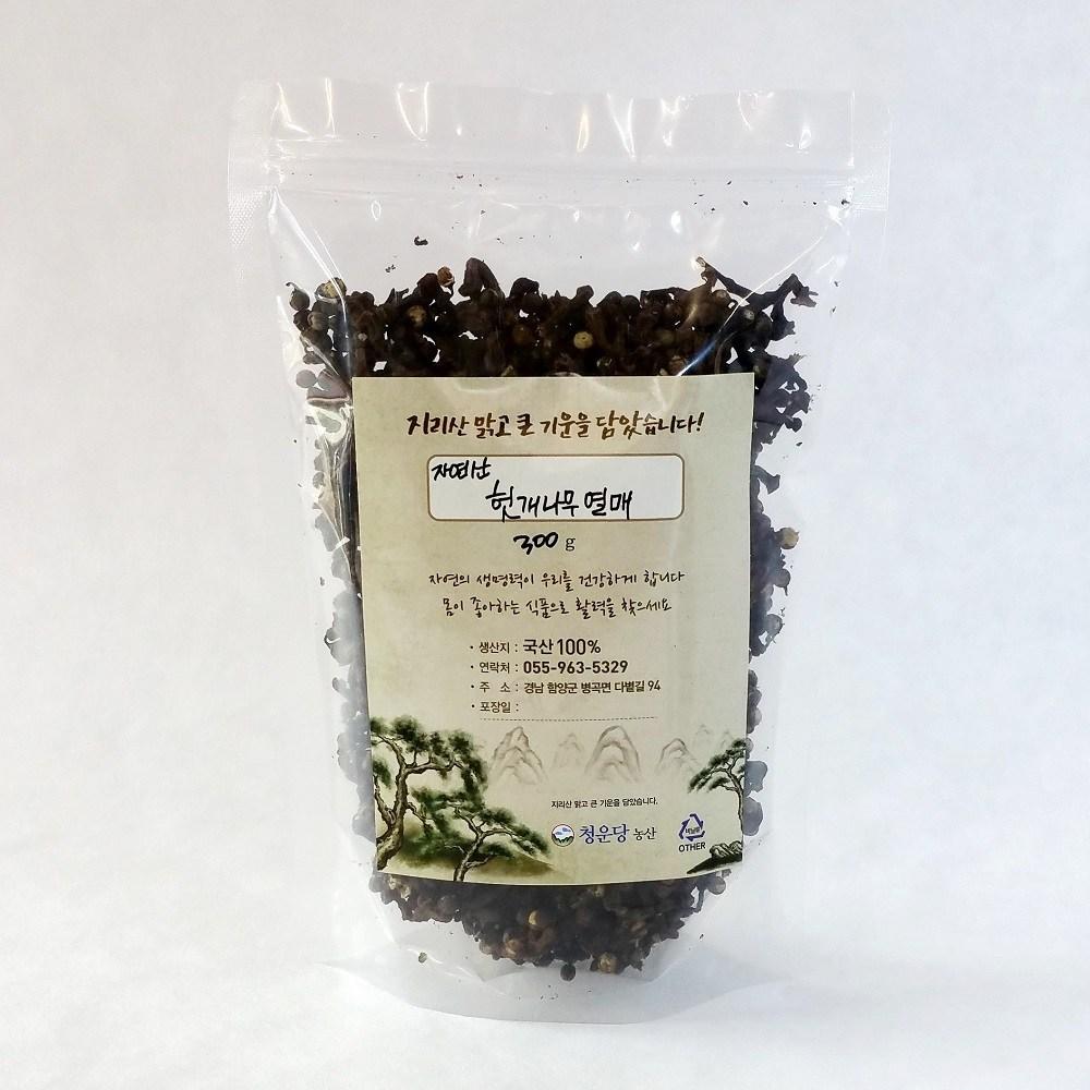 Cheongundang Agricultural Products Jirisan Wild Hovenia Dulcis Fruit Hovenia Tea 1 Pcs 300g