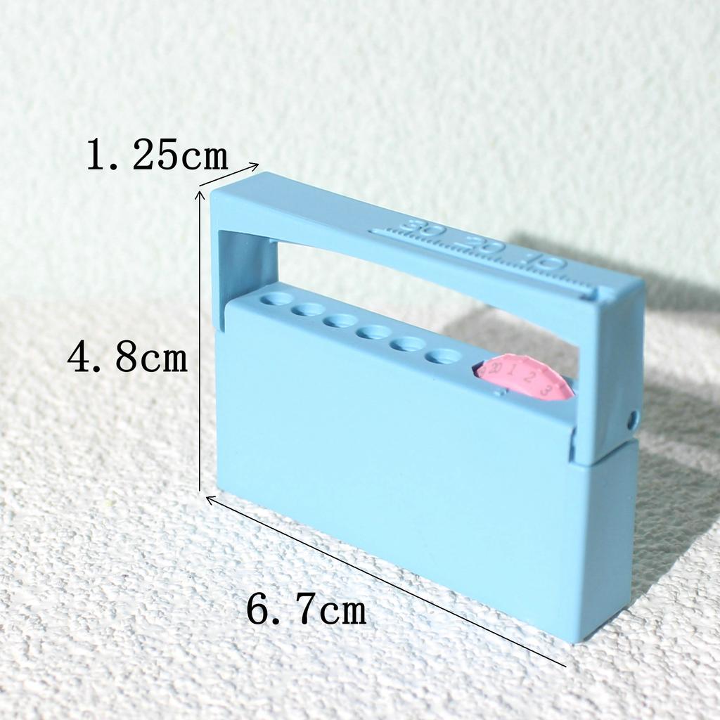 Dental Autoklavierbare Desinfektion Endo Feilenhalter Box Für Wurzelkanalfeilen Instrument 6 Löcher Zahnarztwerkzeug