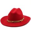 Wool Top Hat, European, American Autumn and Winter Retro Gentleman and Gentleman, Jazz, Flat Brim, Felt, Upturned Edge, Big Eaves Hat