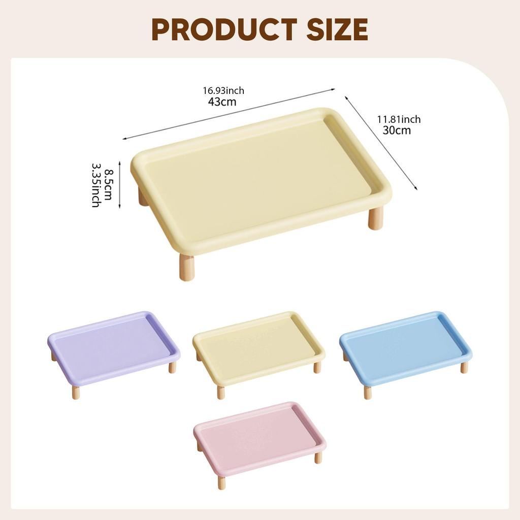 Raised Pet Feeder Stand Versatile Ergonomic Water Bowl Dispenser Stand Elevated Holder