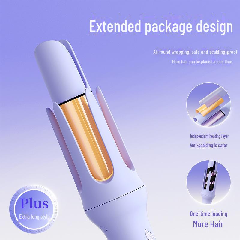 Negative Ion Automatic Curling Iron - Hair-Friendly Groove Wave Perm.