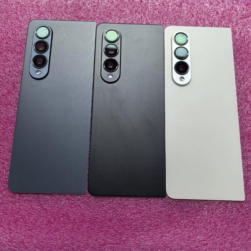 For Samsung Galaxy Z Fold4 SM-F936 Back Glass Cover Rear Battery Housing With Camera Lens Replacement