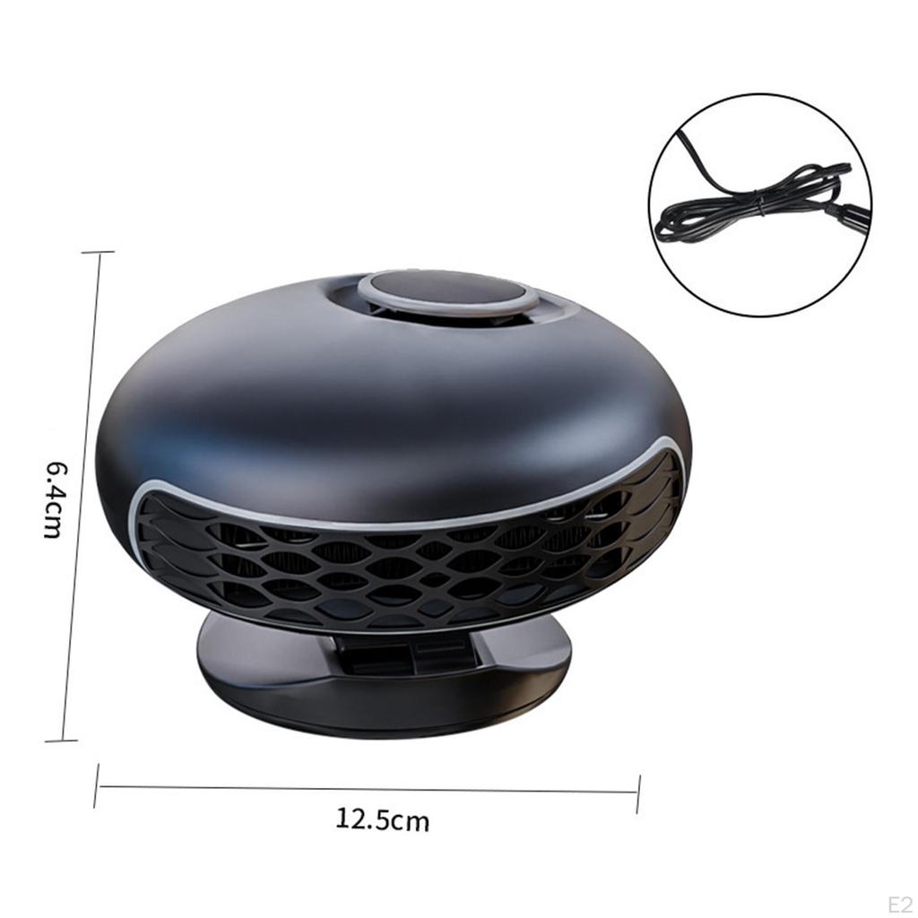 Car Heater for Winter Fan 2 in 1 Heating and Cooling Windshield Defroster Degree Rotary