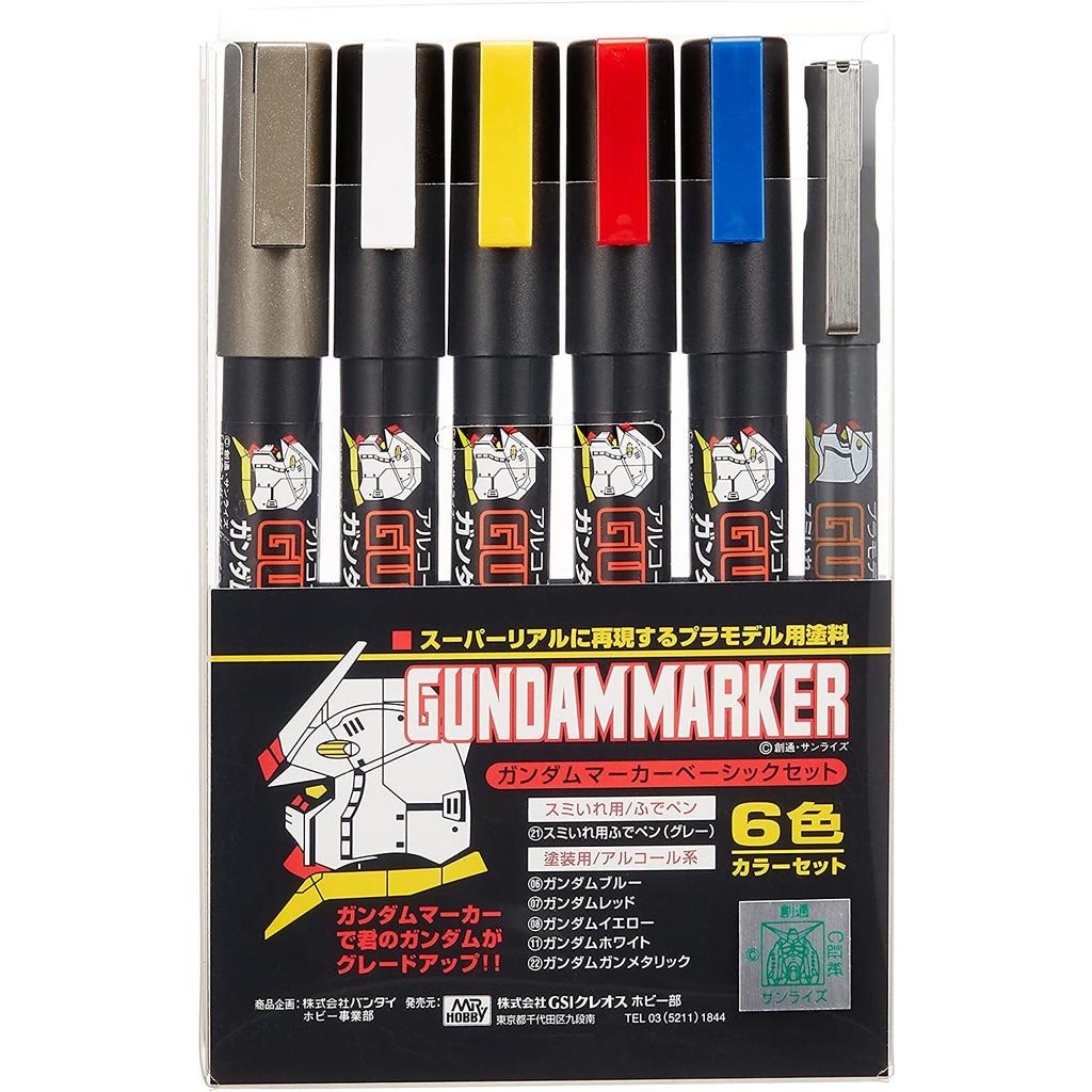 GSI Creos Gundam Marker Basic Set Model Painting Marker GMS105
